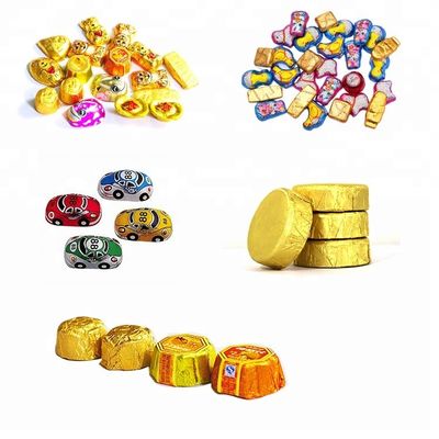 Multifunction Round Shape Chocolate Wrapping Machine Speed 300ppm Electric Driven Type