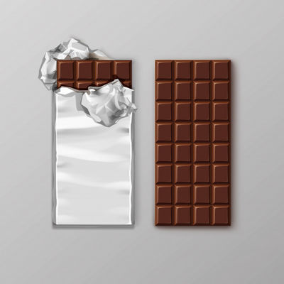 Full Automatic Chocolate Tablets Bars Packing Machine with Gluing Function