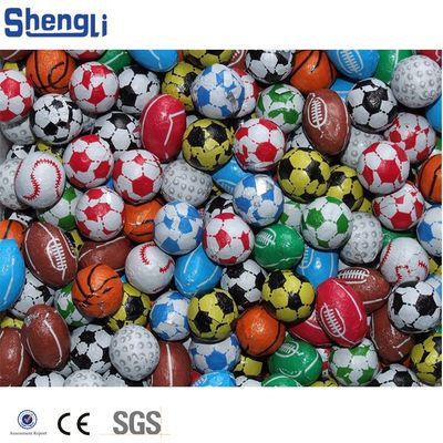 Customized 380V Voltage SHENGLI Chocolate Wrapping Machine For Eggs Balls Chocolate