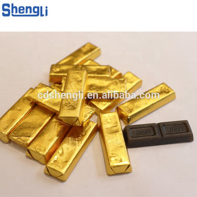 Automatic Paper Packaging Chocolate Bar Foil Wrapping Machine with 0.6 MPa Air Supply