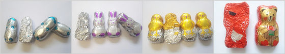 Fully Wrapped Winding Machine Automatic Flow Wrap Machine for Chocolate by PLC Control