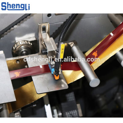 Automatic Paper Packaging Chocolate Bar Foil Wrapping Machine with 0.6 MPa Air Supply