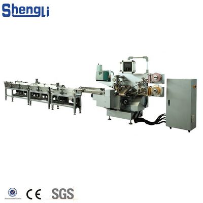 Robatech Gluing Seal 260ppm Chocolate Envelope Wrapping Machine for Plastic Packaging