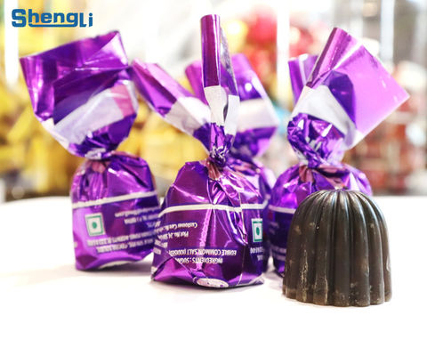 PET Packaging Material 260ppm Horizontal Single Top Twist Chocolate Wrapping Machine