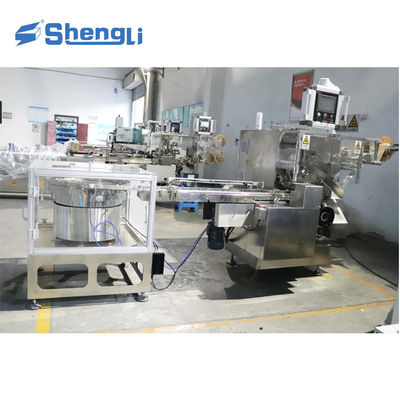 5KW Automatic Effervescent Tablets Foil Packing Machine with Vibrator Feeding System