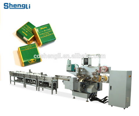 Multi Function Fold Packing And Wrapping Machine For Food / Candy / Chocolate Bar