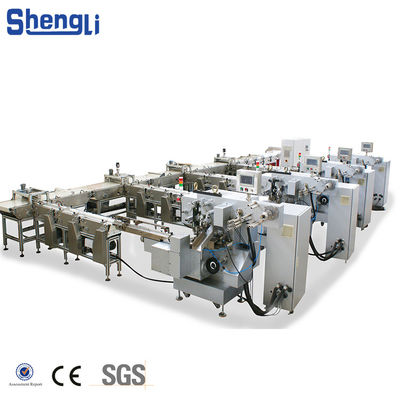 Film Packaging Type Full Automatic Square Block Chocolate Packing Machine