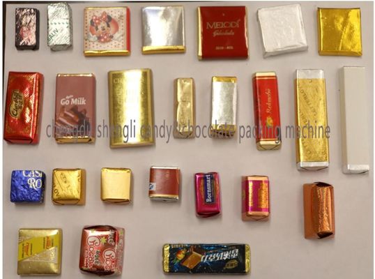 Customized Chocolate Packing Machine With 0.6Mpa Air Supply