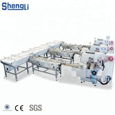 PLC Controlled Customized Flow Wrap Machine for Chocolate Wafer Ball