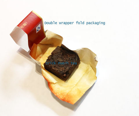 260ppm PLC Controlled Horizontal Compress Tea Fold Wrapping Machine with Rabtech Glueing