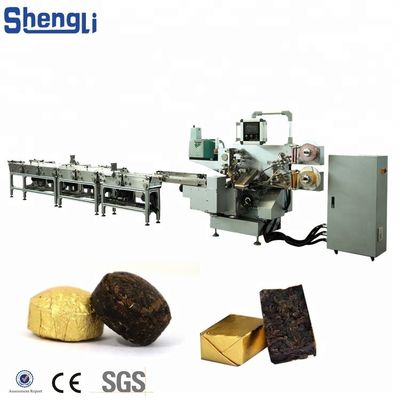 260ppm PLC Controlled Horizontal Compress Tea Fold Wrapping Machine with Rabtech Glueing