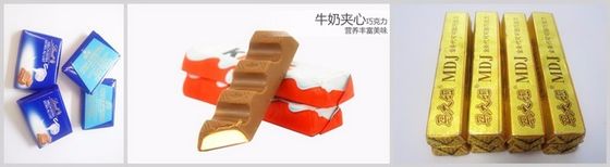 Chocolate Bar Envelop Wrapping Machine For Multi-Purpose Packaging