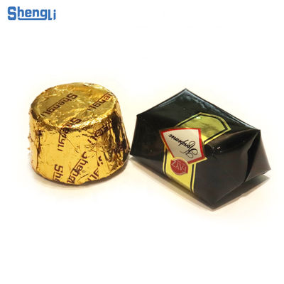 Silver Small Chocolate Fold Wrapping Machine for Candy Product Size 100*155*76 mm