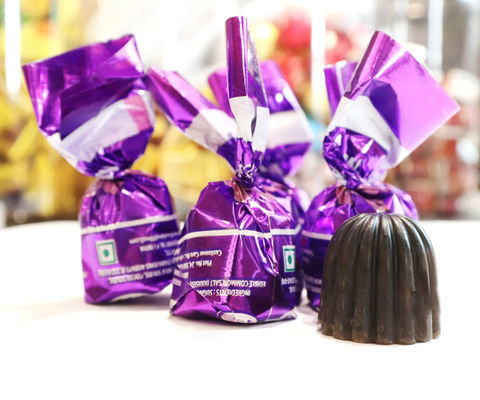 Chocolate Silver Customized Key Horizontal Wrapping Packing Machine for Candy Packaging