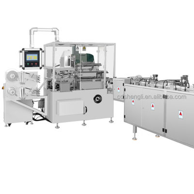 Hot Welding Semi-automatic Horizontal Chocolate Bar Tablets Fold Wrapping Packing Machine