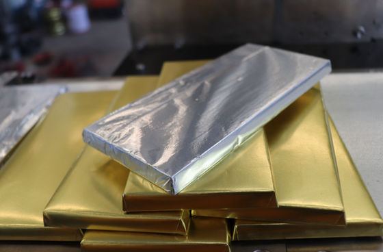 Hot Welding Semi-automatic Horizontal Chocolate Bar Tablets Fold Wrapping Packing Machine