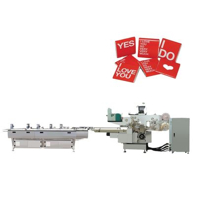 PLC Servo Touch Screen Controlled Tablet Wrapping Machine for Chocolate Confectionery
